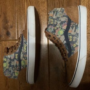 Floral Vans High-Tops